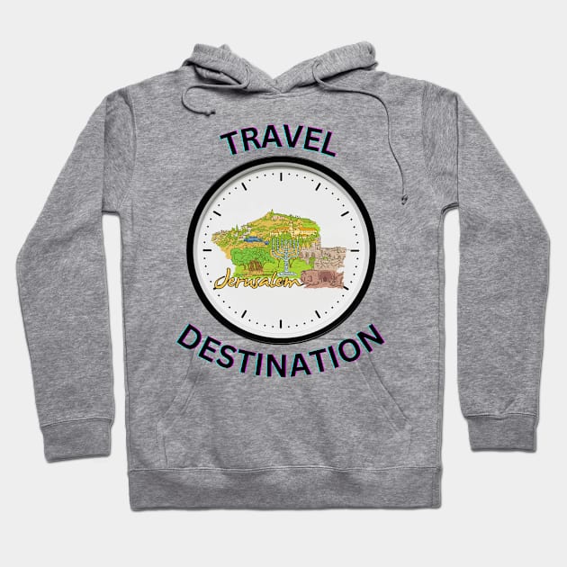 Travel to Jerusalem Hoodie by Voxen X